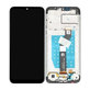 Motorola Moto G8 Power Lite - LCD Kijelző + Érintőüveg + Keret (Black) - 5D68C16532, 55D68C18031 Genuine Service Pack