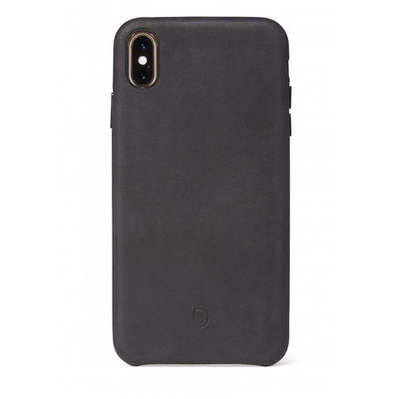 Decoded Leather Case bőr tok iPhone XS Max készülékhez, fekete