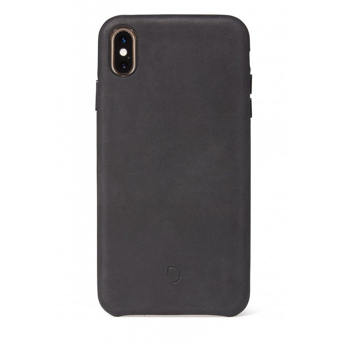 Decoded Leather Case bőr tok iPhone XS Max készülékhez, fekete