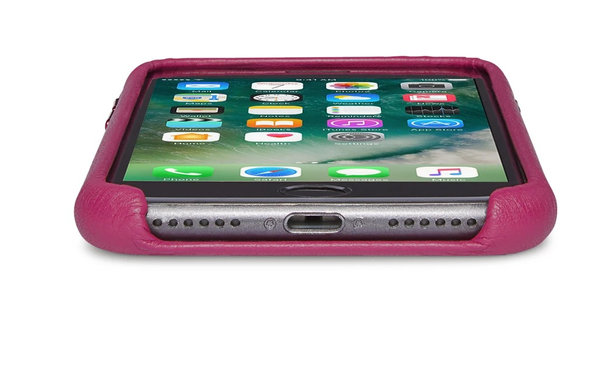 Decoded Leather Back Cover bőr tok iPhone SE 2020/8/7-hez, rózsaszín