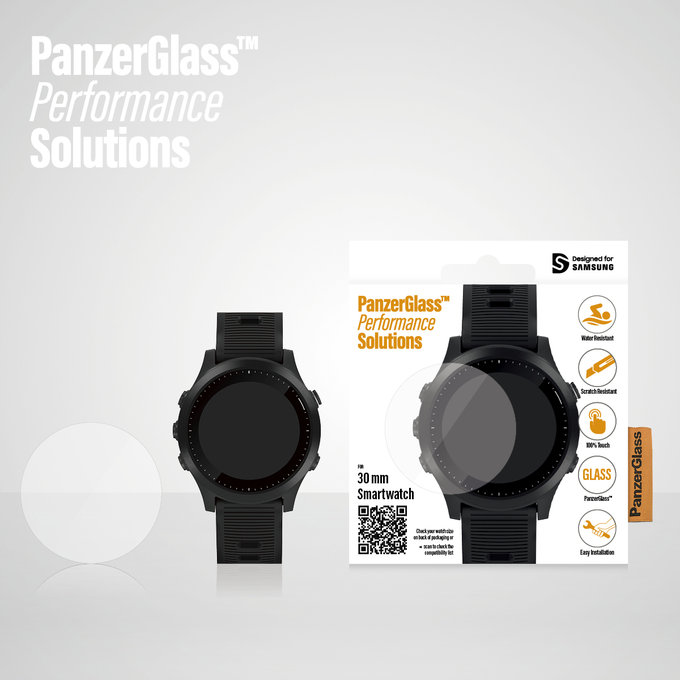 PanzerGlass - Edzett Üveg - Samsung Galaxy Watch 3 (41mm), átlátszó