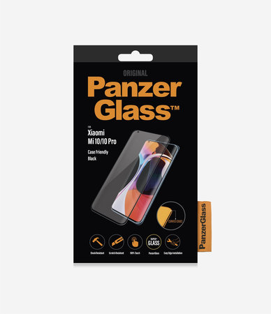PanzerGlass - Edzett Üveg Case Friendly - Xiaomi Mi 10, black