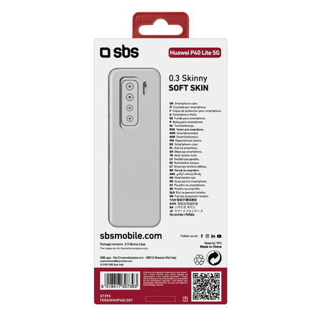 SBS - Tok Skinny - Huawei P40 Lite 5G, transparent