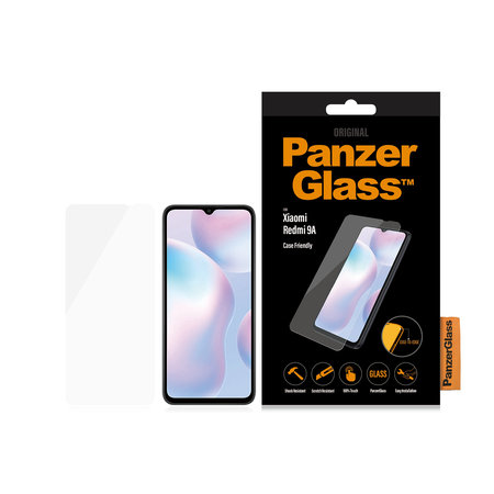 PanzerGlass - Edzett Üveg Case Friendly - Xiaomi Redmi 9A, fekete