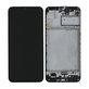 Samsung Galaxy M21 M215F - LCD Kijelző + Érintőüveg + Keret (Black) - GH82-22509A, GH82-22836A, GH82-21266A, GH82-21265A Genuine Service Pack