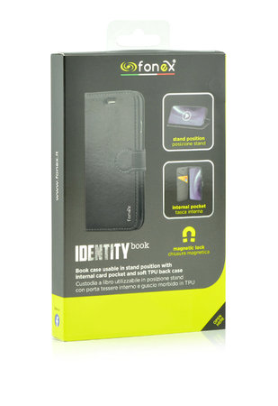 Fonex - Tok Book Identity - Samsung Galaxy A41, fekete