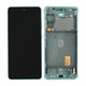 Samsung Galaxy S20 FE G780F - LCD Kijelző + Érintőüveg + Keret (Cloud Mint) - GH82-24220D, GH82-31328D, GH82-31329D, GH82-24219D Genuine Service Pack