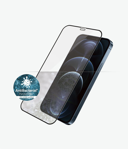 PanzerGlass - Edzett Üveg Case Friendly AB - iPhone 12 Pro Max, fekete