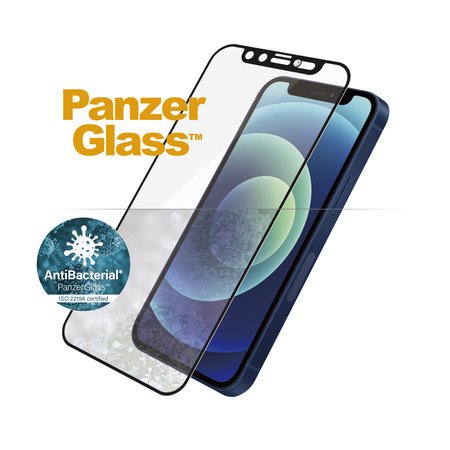 PanzerGlass - Edzett üveg tokbarát CamSlider Swarovski AB iPhone 12 mini készülékhez, fekete