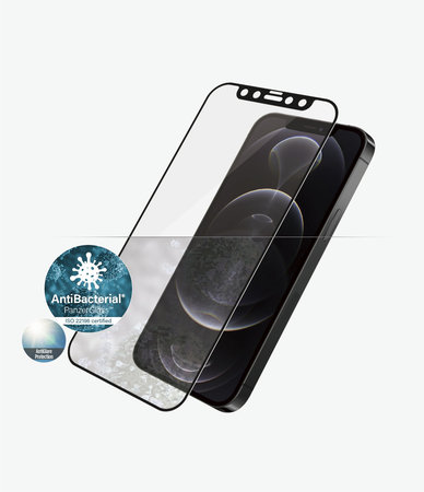 PanzerGlass - Edzett Üveg Case Friendly AntiGlare - iPhone 12 és 12 Pro, fekete