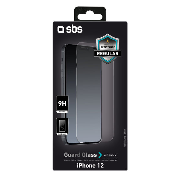 SBS - Edzett Üveg - iPhone 12 mini, transparent