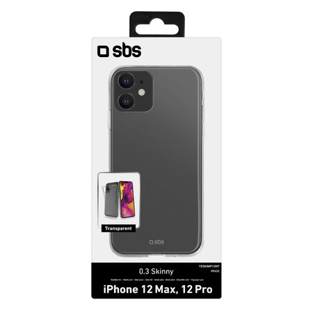 SBS - Tok Skinny - iPhone 12 és 12 Pro, transparent