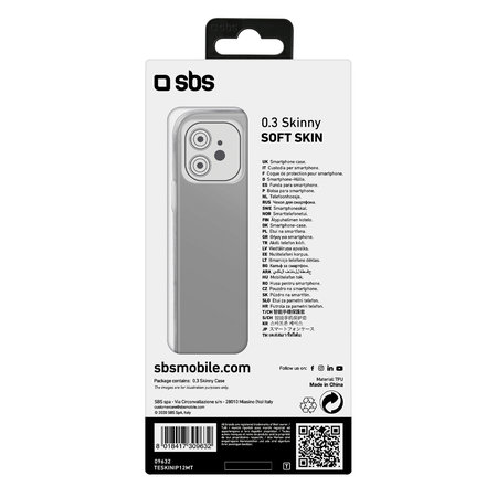 SBS - Tok Skinny - iPhone 12 és 12 Pro, transparent