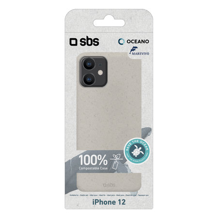 SBS - Ügy Oceano - iPhone 12 mini, 100% komposztálható, fehér