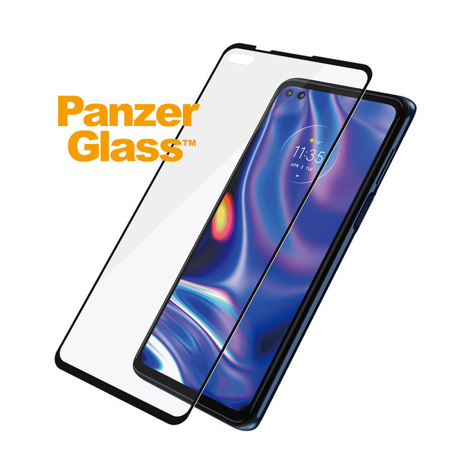 PanzerGlass - Edzett üveg Case Friendly - Motorola Moto G 5G Plus és One 5G, fekete