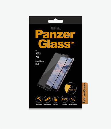 PanzerGlass - Edzett Üveg Case Friendly - Nokia 2.4, black