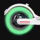 Xiaomi Mi Electric Scooter 1S, 2 M365, Essential, Pro, Pro 2 - Tartós, Teljes Tubeless Gumiabroncs (Green Fluorescent)