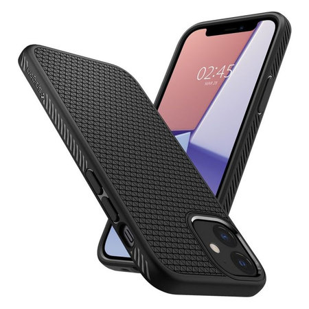 Spigen - Tok Liquid Air - iPhone 12 mini, fekete