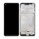 Samsung Galaxy A21s A217F - LCD Kijelző + Érintőüveg + Keret (Black) TFT