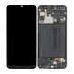 Samsung Galaxy A30s A307F - LCD Kijelző + Érintőüveg + Keret (Prism Crush Black) OLED