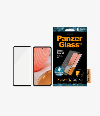 PanzerGlass - Edzett Üveg Case Friendly AB - Samsung Galaxy A72, fekete