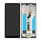 Sony Xperia L4 - LCD Kijelző + Érintőüveg + Keret (Black) - A5019463A Genuine Service Pack