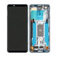 Sony Xperia 5 II - LCD Kijelző + Érintőüveg + Keret (Grey) - A5024933A Genuine Service Pack