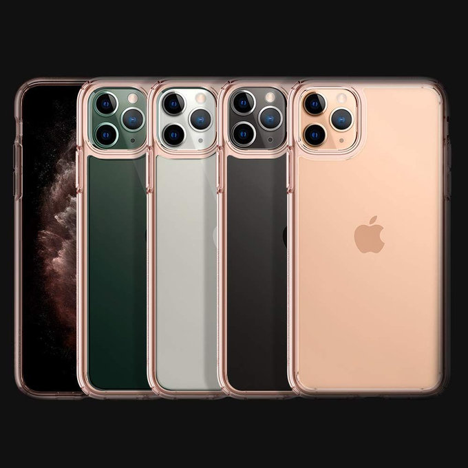 Spigen - Ultra hibrid tok iPhone 11 Pro készülékhez, rózsaszín