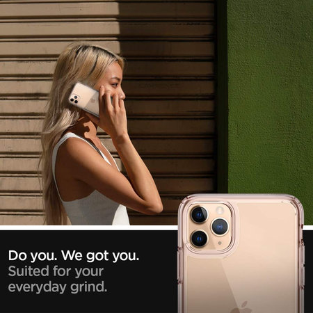 Spigen - Ultra hibrid tok iPhone 11 Pro készülékhez, rózsaszín