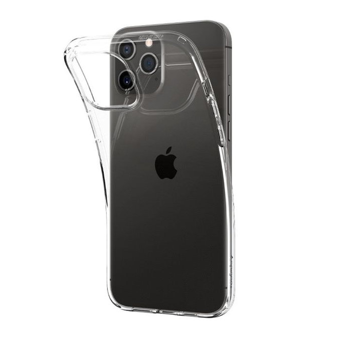 Spigen - Tok Liquid Crystal - iPhone 12 és 12 Pro, Crystal Clear