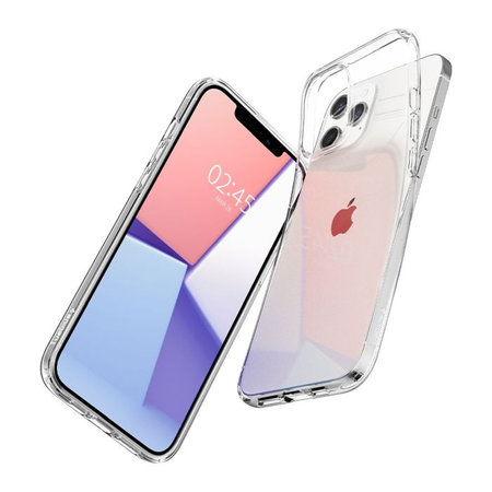 Spigen - Tok Liquid Crystal - iPhone 12 és 12 Pro, Crystal Clear