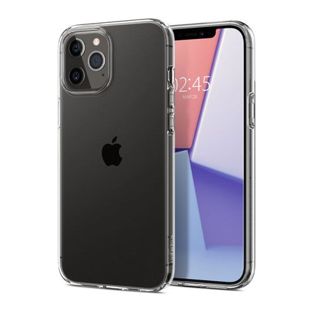Spigen - Tok Liquid Crystal - iPhone 12 és 12 Pro, Crystal Clear
