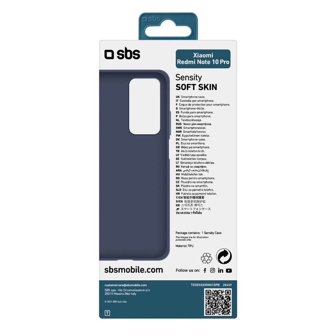 SBS - Tok Sensity - Xiaomi Redmi Note 10 Pro, kék