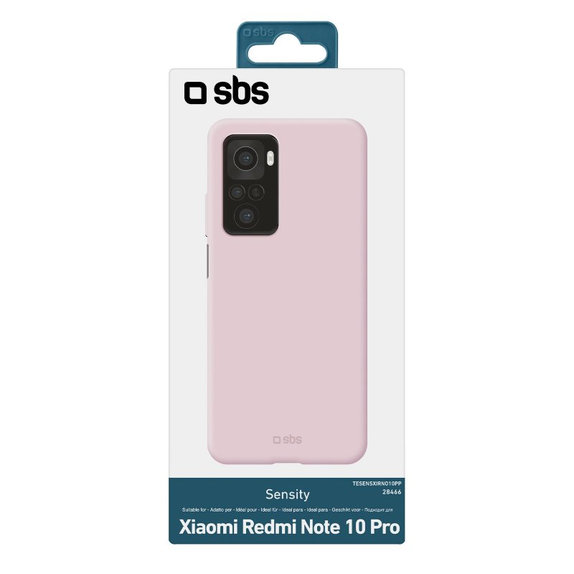 SBS - Tok Sensity - Xiaomi Redmi Note 10 Pro, rózsaszín