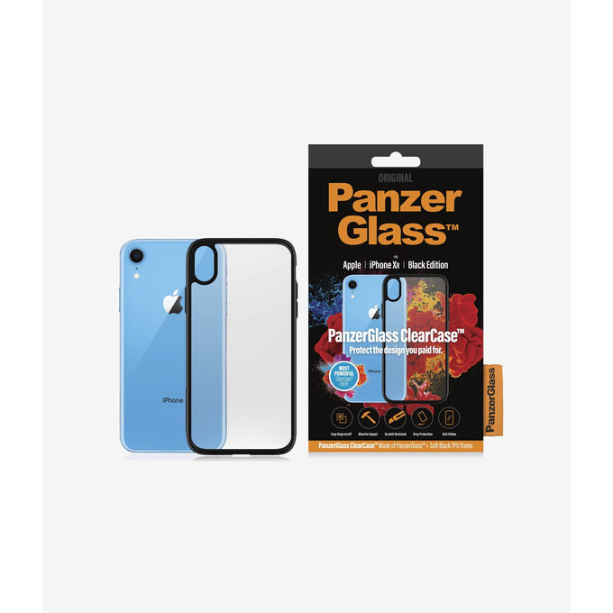 PanzerGlass - Ügy ClearCase - iPhone XR, black