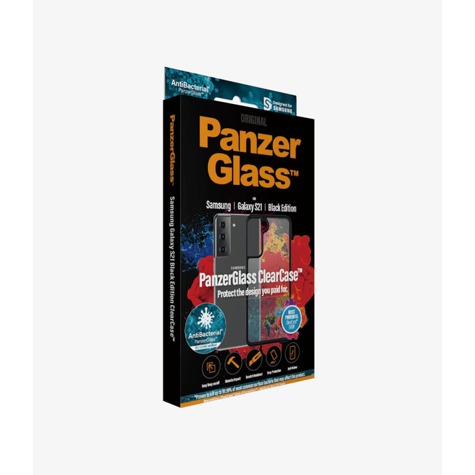 PanzerGlass - Tok ClearCase AB - Samsung Galaxy S21, fekete