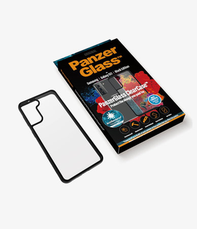 PanzerGlass - Tok ClearCase AB - Samsung Galaxy S21, fekete