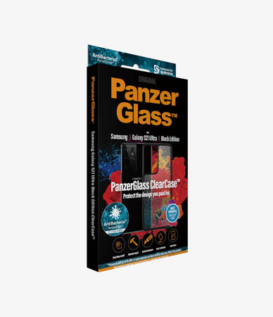 PanzerGlass - Tok ClearCase AB - Samsung Galaxy S21 Ultra, fekete