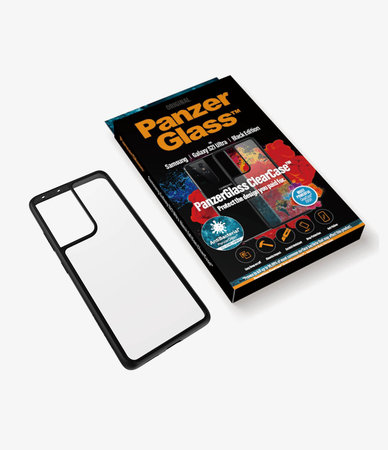 PanzerGlass - Tok ClearCase AB - Samsung Galaxy S21 Ultra, fekete