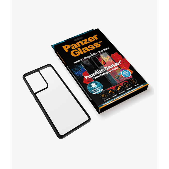 PanzerGlass - Tok ClearCase AB - Samsung Galaxy S21 Ultra, fekete