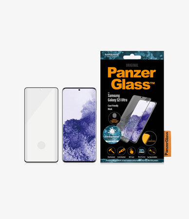 PanzerGlass - Edzett Üveg Case Friendly AB - Samsung Galaxy S21 Ultra, Fingerprint komp., fekete