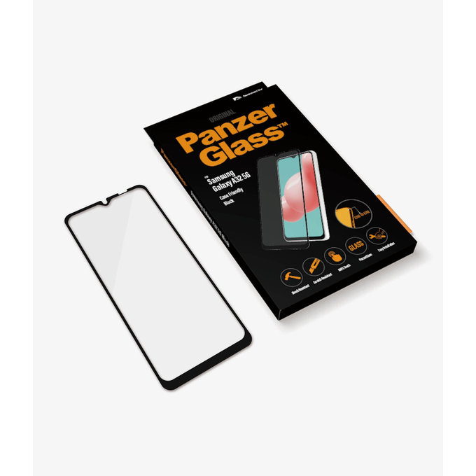 PanzerGlass - Edzett Üveg Case Friendly - Samsung Galaxy A32 5G, fekete