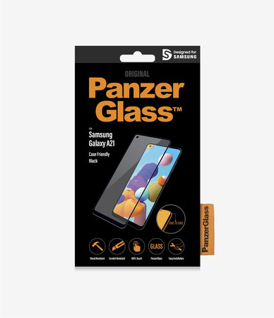 PanzerGlass - Edzett Üveg Case Friendly - Samsung Galaxy A21, black
