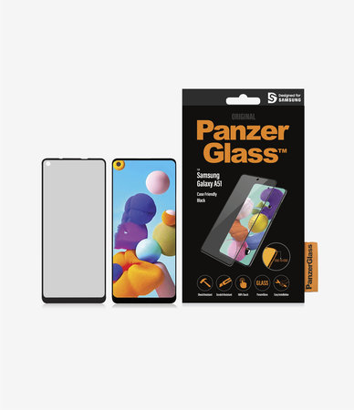 PanzerGlass - Edzett Üveg Case Friendly - Samsung Galaxy A21, black