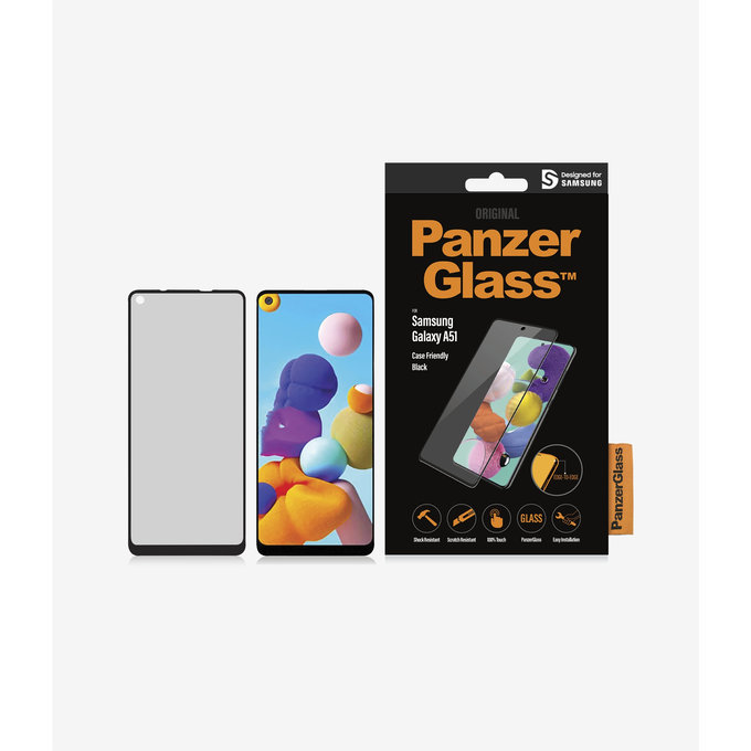 PanzerGlass - Edzett Üveg Case Friendly - Samsung Galaxy A21, black