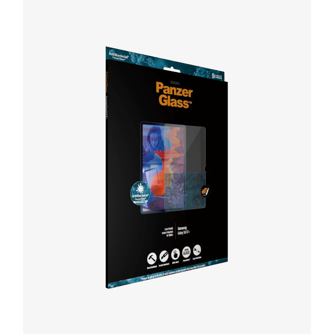 PanzerGlass - Edzett üveg tokbarát SMAPP a Samsung Galaxy Tab S7 + készülékhez, átlátszó