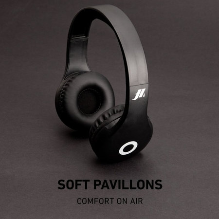 SBS Music Hero - Sztereó vezeték nélküli fejhallgató mikrofonnal, fekete