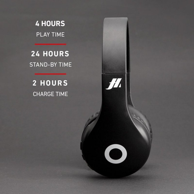 SBS Music Hero - Sztereó vezeték nélküli fejhallgató mikrofonnal, fekete