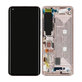 Xiaomi Mi 10 Pro - LCD Kijelző + Érintőüveg + Keret (Alpine White) - 56000500J100 Genuine Service Pack