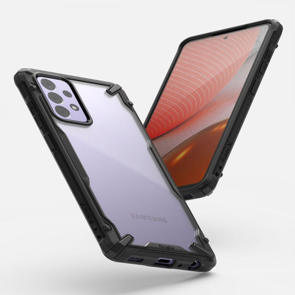 Ringke - Fusion X tok Samsung Galaxy A72 5G készülékhez, fekete